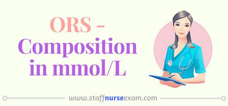 ORS - Composition in mmol/L